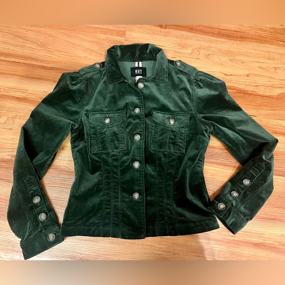 Kut from the Kloth Women's Kyra Corduroy Jacket- Small